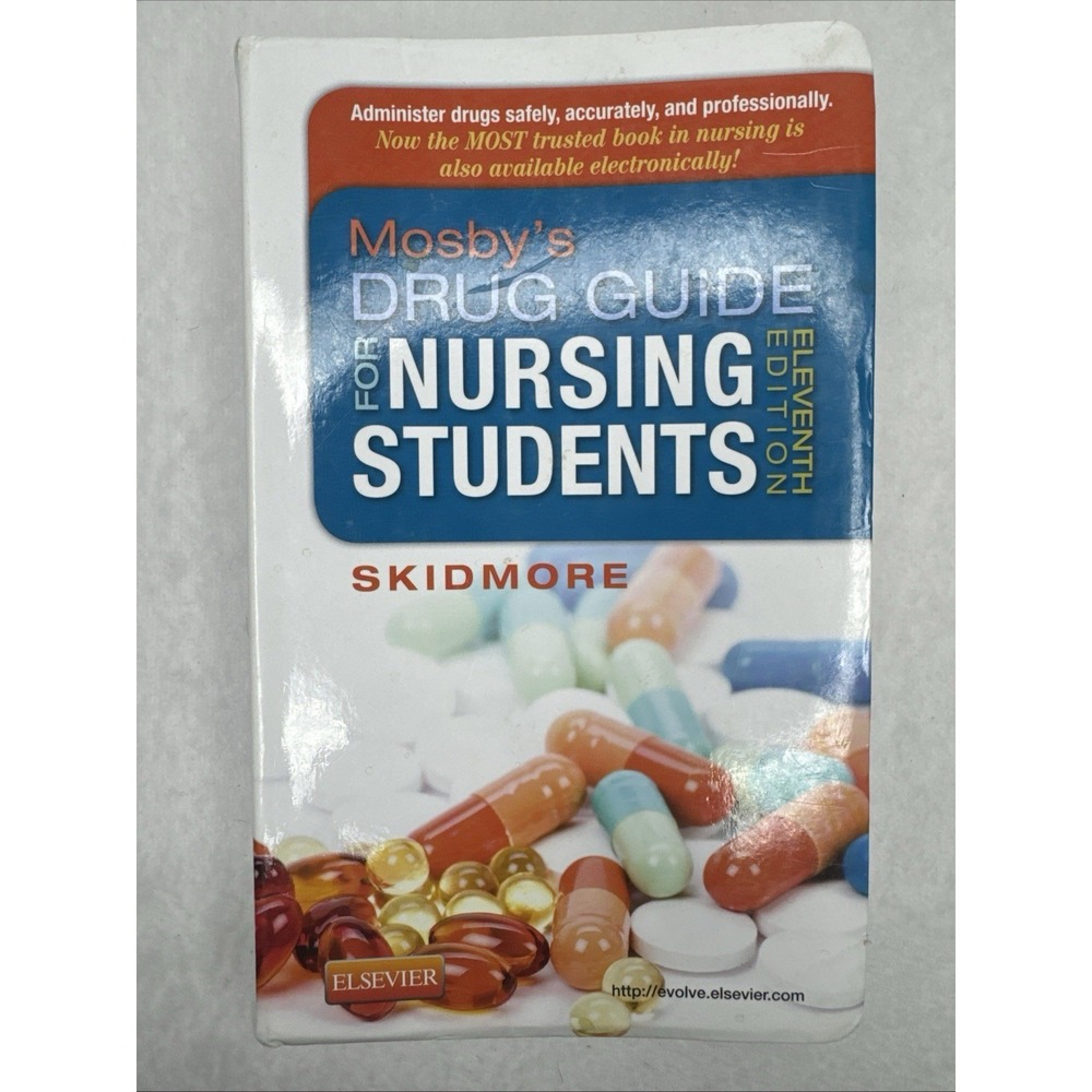 Mosby's Drug‎ Guide for Nursing Students, 10th Edition - Paperback - GOOD